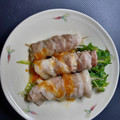すぬらぶ0810☆'s cooksnap of when they made 豆苗ともやしの豚肉巻き.