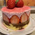 ビューティキャット's cooksnap of when they made ひなまつり✿簡単✿いちごのムースケーキ.