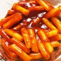 ふ〜みんFO's cooksnap of when they made **美味しい甘辛タレ♪簡単トッポギ**.
