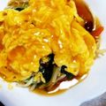 しゅがーぐらいだー's cooksnap of when they made ニラとモヤシにトロトロ卵♪和風あんかけ♪.
