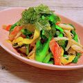 のんべぇヒロ's cooksnap of when they made 菜の花の彩りナムル.