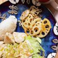 あたむ❤189's cooksnap of when they made レンコンのカリカリ焼き★切って焼くだけ.