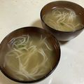 papikun's cooksnap of when they made そうめんの【お吸い物】.