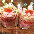 Sun Flover's cooksnap of when they made ひなまつりに❤カップちらし寿司.