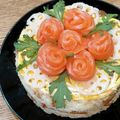 G__house's cooksnap of when they made ひなまつりに♡お花たっぷり寿司ケーキ.