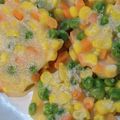 もぎもぎ子's cooksnap of when they made 離乳食後期ミックスベジタブルお好み焼き.