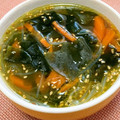 emiiem's cooksnap of when they made わかめスープ　★宇都宮学校給食.