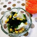 ﾁｲﾁｬﾝﾏﾏ's cooksnap of when they made ワカメとコーンと豆腐のサラダ♡.