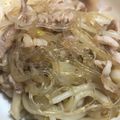 るるちゃんLOVE's cooksnap of when they made 塩漬け白菜と豚こま肉のピリ辛炒め.