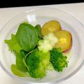 はちみつlove's cooksnap of when they made ブロッコリーの芯でグリーンのお花♡.