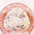 みぽぽ37's cooksnap of when they made ごま塩たぬきおにぎり.