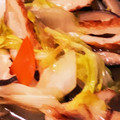 かえる3344's cooksnap of when they made ちくわと白菜とネギの炒め.