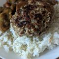 まーく71's cooksnap of when they made ハンバーグ＆カレー！.