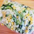 ぽんﾁｬﾝ☆'s cooksnap of when they made 学校給食のコーンサラダを再現！.