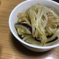 Sac’HiNa's cooksnap of when they made レンジで簡単☆茄子ともやしの中華サラダ。.