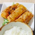 料理上達中's cooksnap of when they made キムチ入り厚揚げの肉巻き♩.