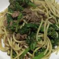 attunIIO's cooksnap of when they made 菜の花の和風パスタ♪.