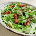 いなばっくす☆'s cooksnap of when they made カリカリベーコンと水菜のホットサラダ.