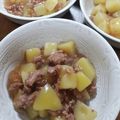 popee8's cooksnap of when they made じゃがいものそぼろ餡掛け.