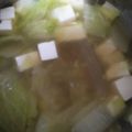 swanchapeau's cooksnap of when they made 豆腐白菜スープ♪簡単ストレス解消に薬膳.