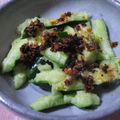 ゆみにゃむ's cooksnap of when they made たたききゅうりの食べるラー油のせ.