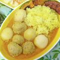 た～ちん＊'s cooksnap of when they made ゆで卵とじゃがいものイエローカレー.