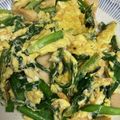 snow012's cooksnap of when they made 魚肉ソーセージ入りのニラ玉 *☻*.