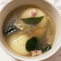 ちゃまたまご's cooksnap of when they made もっちもち ～(´╰╯`๓)餅団子スープ.
