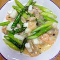 クックJOEさん's cooksnap of when they made アスパラとシーフードミックスの中華炒め.