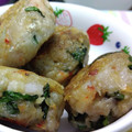 あきつま（杏花☆）'s cooksnap of when they made 花粉症にも効く？エビと蓮根のもっちり焼き.