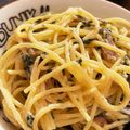 ねば〜る's cooksnap of when they made ツナとホウレン草のクリームパスタ♡.