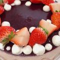kah0tan's cooksnap of when they made 誕生日に♪苺たっぷりレアチーズケーキ.