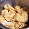 chikappe's cooksnap of when they made お稲荷さんに♪うちのふっくらお揚げ☆.