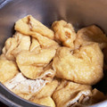 chikappe's cooksnap of when they made お稲荷さんに♪うちのふっくらお揚げ☆.
