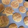 みみんがぁーお's cooksnap of when they made HMで簡単！メロンパンクッキー！.