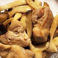 エリーモ's cooksnap of when they made 鶏肉とエリンギのわさびバター醤油炒め.