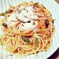 よつべ's cooksnap of when they made ベーコンで美味しいナポリタン.
