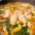 tcherry's cooksnap of when they made 明太もつ鍋風.