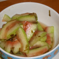 井澤綾華（井澤農園）'s cooksnap of when they made 捨てないで～✿スイカの皮でお漬物✿.