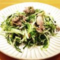 かなりんココりん's cooksnap of when they made ごま油香る♪豚バラと水菜ネギ炒め.