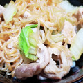 かごまゆ's cooksnap of when they made 糸こん 豚肉 ネギのすき焼き風★お弁当に.