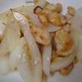 バボタン's cooksnap of when they made 簡単！鶏皮と玉ねぎのシンプル☆炒め.