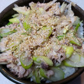 魔法の粉's cooksnap of when they made シャキシャキ長ネギと鯖缶の旨ナムル.
