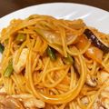 ＵＭＥＨＡＲＵ's cooksnap of when they made フライパンひとつ！ナポリタン風パスタ.