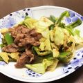 居酒屋まるみ's cooksnap of when they made 牛肉とキャベツのオイスターソース炒め♡♡.