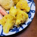 たいちん☆'s cooksnap of when they made カリフラワーのカレーチーズ天ぷら☆.