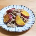 RateMal's cooksnap of when they made 豚ばら薩摩芋かぼちゃ甘辛ごま醤油だれ焼き.
