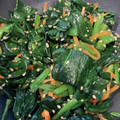 ねみねみ's cooksnap of when they made 褒められ常備菜　ほうれん草のナムル.