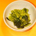 神風＊'s cooksnap of when they made レンジで簡単！！小松菜とツナの辛子和え.