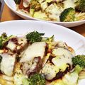 KOKOfkd's cooksnap of when they made ハンバーグをリメイク！簡単マヨグラタン♪.